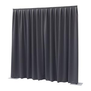 Gordijn voor het Pipes & Drapes systeem, donkergrijs, 300 x 300 cm, 260 g/m2