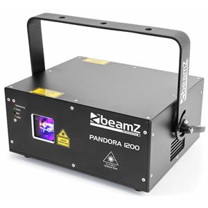 Beamzprofessional BeamZ Pandora 1200 TTL RGB Laser 1.2W met ILDA