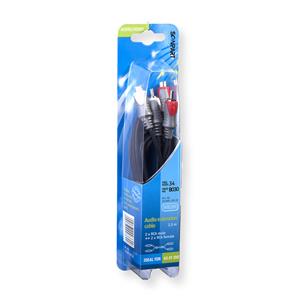 Verlengkabel 2tulp(m)-(f) 2.5m
