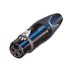 Neutrik NC3FXX-B Female XLR kabeldeel 3p zwart