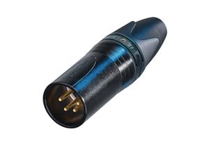 Neutrik NC4MXX-B Male XLR kabeldeel 4p zwart