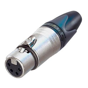 Neutrik NC4FXX XLR-connector Bus, recht Aantal polen: 4 Zilver 1 stuk(s)