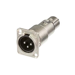 NA3MDF XLR doorvoer adapter