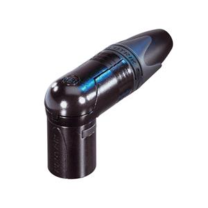 Neutrik NC3MRX-B Haaks Male XLR kabeldeel 3p zwart