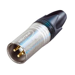 Neutrik NC3MXX-EMC XLR-Steckverbinder Stecker, gerade Polzahl: 3 Silber 1St.