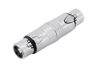 NA3FF XLR female naar XLR female adapter