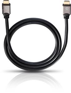 OEHLBACH Black Magic HDMI Cable w. Ethernet 0,75m