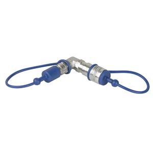 Showtec CO2 90° connector (3/8" Q-Lock koppelingen)