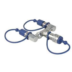 2-weg CO2 combiner (3/8" Q-Lock koppelingen)