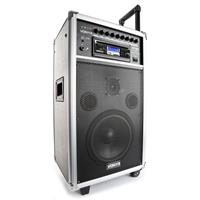 Vonyx ST100 MK2 Mobiele geluidsinstallatie 8 inch BT/CD/MP3/UHF