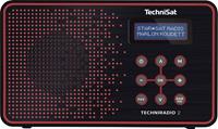 TechniSat TechniRadio 2 Kofferradio DAB+, UKW Schwarz, Rot