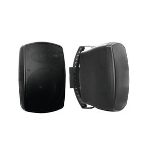 Omnitronic OD-4 passive 2-way outdoor speaker set, black