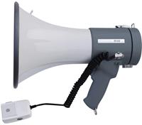 speakaprofessional ER-66S Megaphon mit Handmikrofon, mit Haltegurt, integrierte Sounds