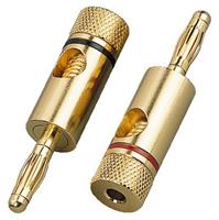 monacor Bananenstecker-Set 1 Paar