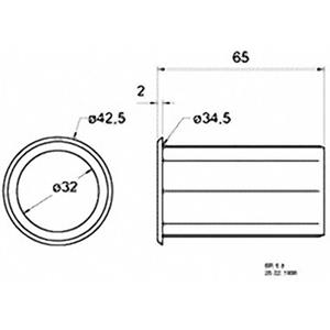 Bassreflexrohr 65mm