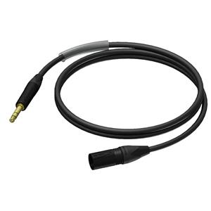 Procab PRA724 male XLR - male stereo jack 3m XLR male - Stereo-Klinke male, 3 m