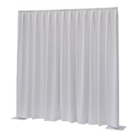 Showtec P&D Curtain Dimout 300x400 Pipe & Drape (Pleated, White)