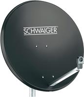 schwaiger SAT Antenne 75cm Reflektormaterial: Aluminium Anthrazit