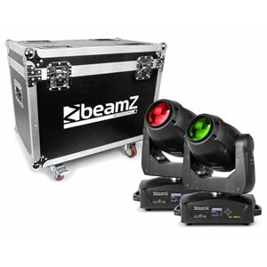 BeamZ Professional BeamZ Set van 2 IGNITE180B LED Moving Heads in flightcase