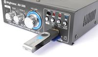SkyTronic AV-360 USB/MP3 Versterker met afstandsbediening