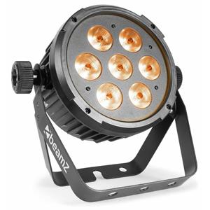 BeamZ BT280 LED flatpar met 7x 10W RGBW_UV LED's incl. remote