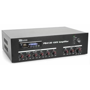 PBA120 100V versterker 120W met mp3 speler, tuner en