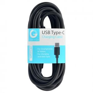 USB C kabel 3.0 2 meter zwart