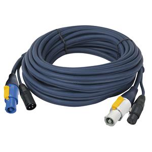 DAP PowerCon/XLR Audio Combi-Cable, 10 metres