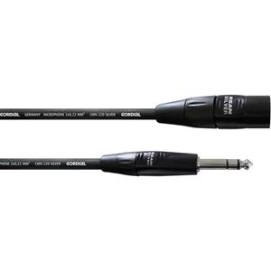 cordial CIM 1,5MV XLR Verbindungskabel [1x XLR-Stecker - 1x Klinkenstecker 6.35 mm] 1.50m Schwarz