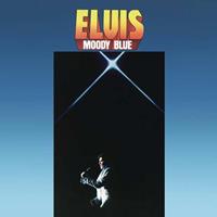 fiftiesstore Elvis Presley: Moody Blue 40th Anniversary - Doorzichtig Blauw Vinyl (LP)
