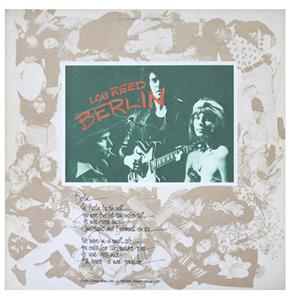 fiftiesstore Lou Reed - Berlin LP