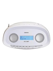 Draagbare DAB+/FM Radio CD-USB-speler Lenco Wit