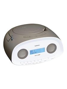 LENCO SCD-69TP - Draagbare DAB+/FM Radio CD-USB-speler - Taupe