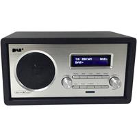 Reflexion Retro DAB+ Radio in schwarz