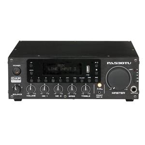 DAP PA-530TU - 100V versterker / mixer / media-player / tuner (30 Watt)