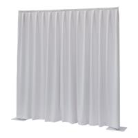 Showtec P&D Curtain Dimout 300x300 Pipe & Drape (Pleated, White)