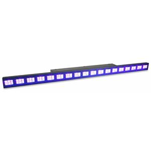 beamz LCB48 LED Blacklight UV bar met 18x 3W UV LED's