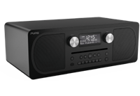 pure Evoke C-D6 Tischradio DAB+, UKW AUX, Bluetooth, CD Schwarz