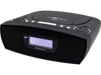 soundmaster Radiowecker UKW AUX, CD, USB Schwarz