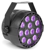 Blacklight PartyPar met 12x 1W UV LED's en DMX