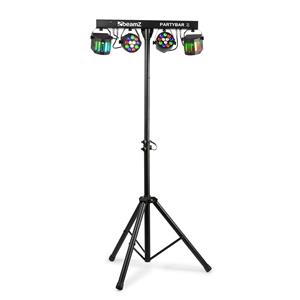 BeamZ Partybar2 lichtset - 2x LED par + 2x Derby incl. statief