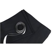 Showtec Skirt for Stage Elements 600 x 40cm, Unpleated (Black)