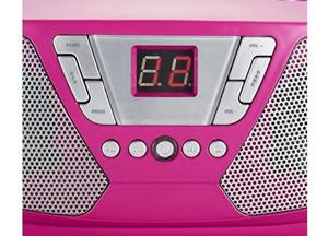 Bigben CD60RS - Draagbare Radio met 400 Stickers - Roze