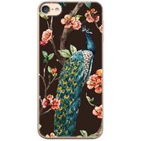 Apple iPod Touch 5 | 6 Uniek TPU Hoesje Pauw met Bloemen