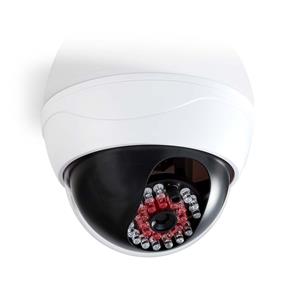 Nedis Dummy-camera dome voor buitengebruik met LED Wit