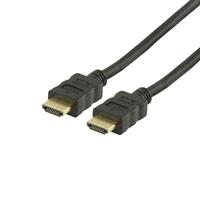 Nedis CVGP34000BK30 High Speed HDMI Ethernet Cable with Gold-Plated Plugs, 3.0m