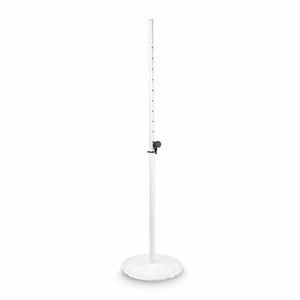 Gravity SSPWBSET1W Luidsprekerstatief met baseplate wit
