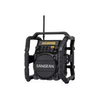 Sangean U-5 DBT Bouwradio DAB+, VHF (FM) AUX, Bluetooth Waterdicht, Stofdicht, Stofvast Zwart