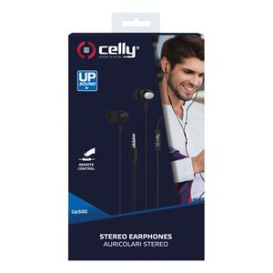 Celly Ohrhörer Up500 In Ear 3,5 Mm Audiobuchse 120 Cm Schwarz