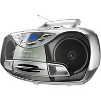 Karcher RR 510(N) CD-Radio UKW CD, Kassette, USB Silber